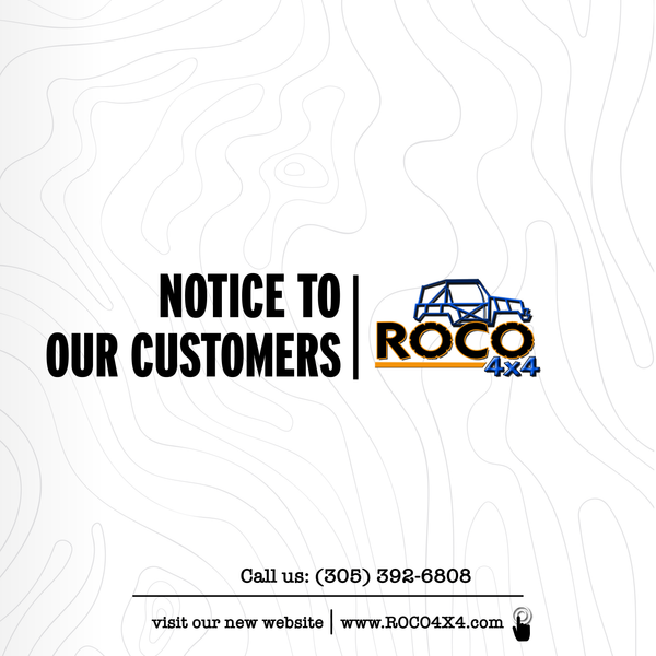 NOTICE TO OUR CUSTOMERS