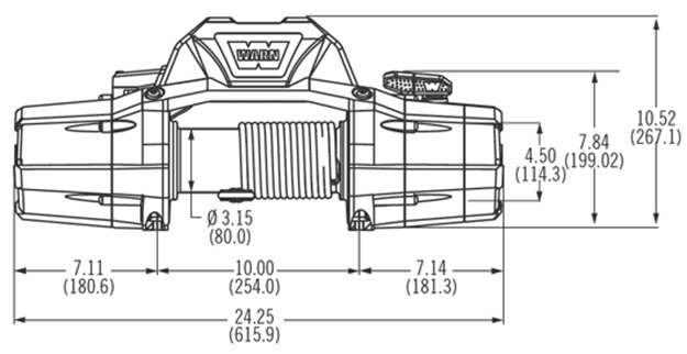 WARN Zeon 8-S Winch 89305