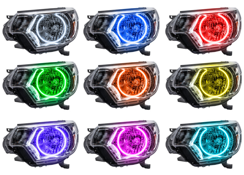 Oracle Toyota Tacoma 12-15 Halo Kit ColorSHIFT w/ Simple Controller SEE WARRANTY 3970-504