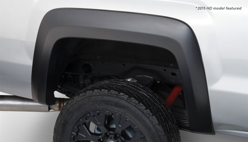 Bushwacker 14-18 GMC Sierra 1500 Extend-A-Fender Style Flares 2pc 69.3/78.8/97.8in Bed Black 40100-02