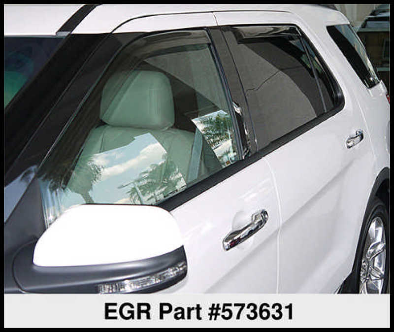 EGR 11+ Ford Explorer In-Channel Window Visors Set of 4 (573631) 573631