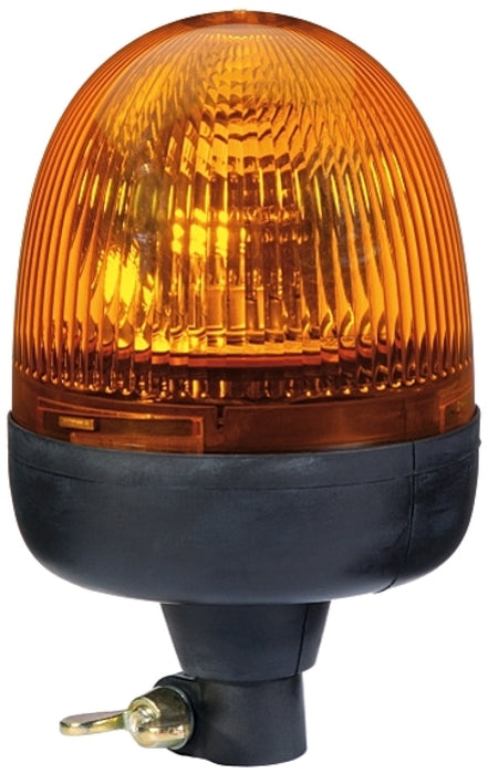 Hella Rota Compact 12V Amber Lens Beacon w/ Flexible Pole Mount 9506001