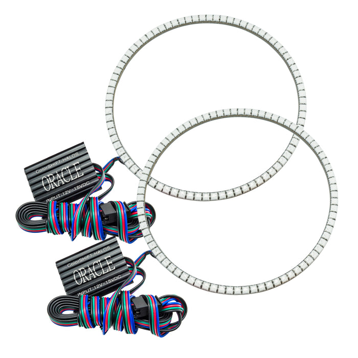 Oracle compatible with Jeep Wrangler JL/Gladiator JT LED Surface Mount Headlight Halo Kit- w/o Cntrl SEE WARRANTY 1214-334