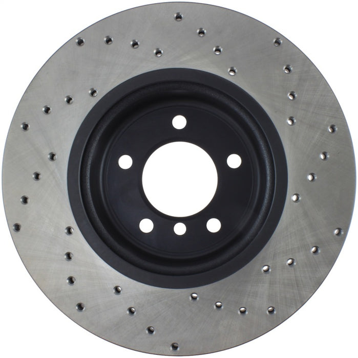 StopTech Sport Cross Drilled Brake Rotor Rear Left 128.34104R