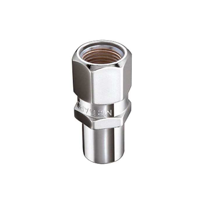 McGard Hex Lug Nut (Drag Racing Reg. Shank) M12X1.5 / 13/16 Hex / 1.86in. Length (4-Pack) Chrome 61007