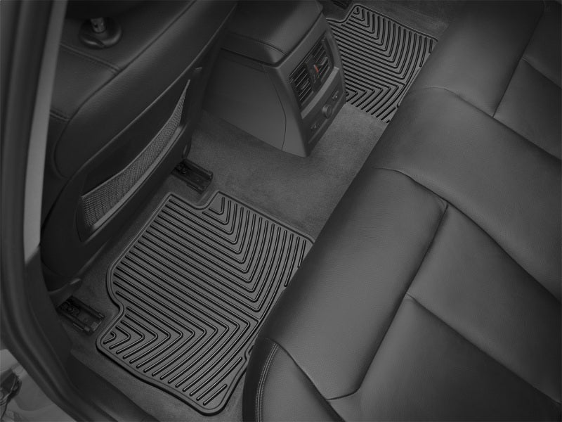 WeatherTech 12+ BMW 3-Series (F30) Rear Rubber Mats Black W268