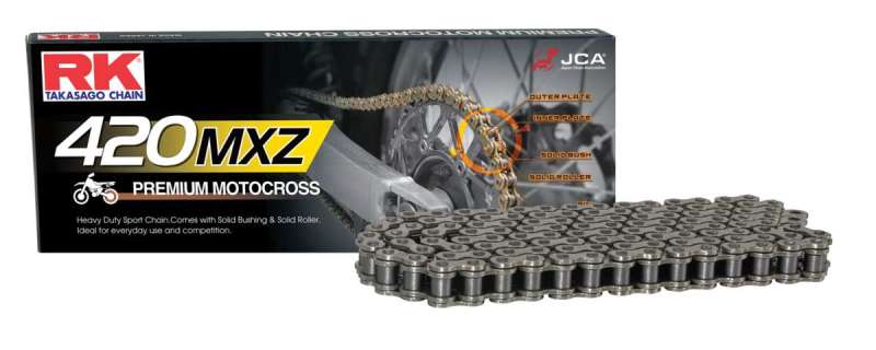 RK Chain 420MXZ-132L Natural 420MXZ-132