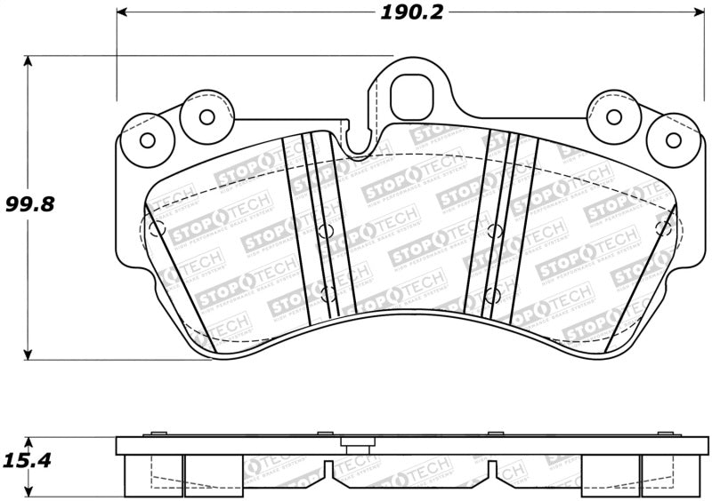 StopTech Street Brake Pads 308.1007