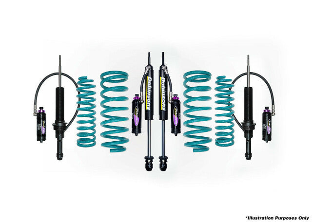 Dobinsons 1" to 3.5" MRR 3-way Adjustable Lift Kit Fits Toyota Landcruiser Prado 120 4x4 2003-2009 - DSSKITMRA041