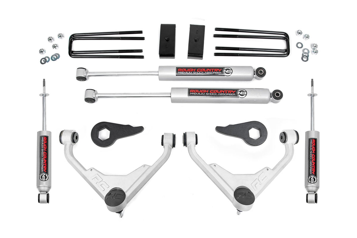 Rough Country 3 Inch Lift Kit Fk/Ff Code Fits Chevy/GMC 2500HD (01-10) 859830