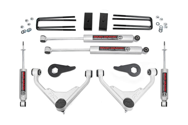 Rough Country 3 Inch Lift Kit Fk/Ff Code Fits Chevy/GMC 2500HD (01-10) 859830