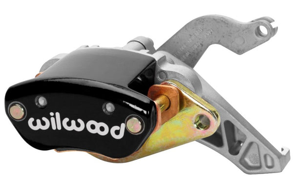 Wilwood Caliper-MC4 Mechanical-R/H Black W/ Logo 1.19in Piston .81in Disc 120-12069-BK