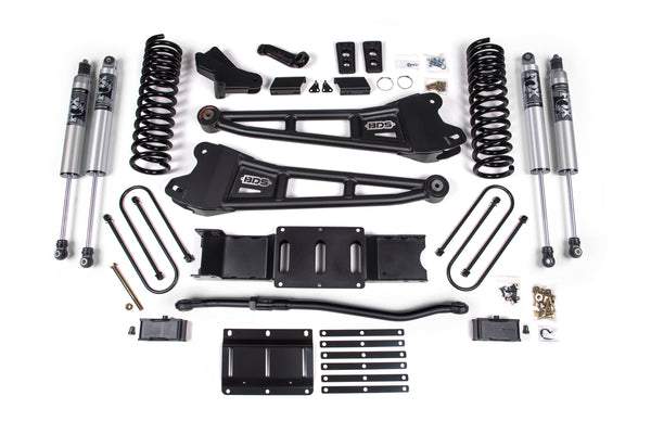 BDS 2025-2026 Fits RAM 3500 Diesel 4" Radius Arm Suspension Lift Kit, 3" Rear Lift W/o Overload, Block FOX 2.5 Ifp Ps Shocks 2150PS
