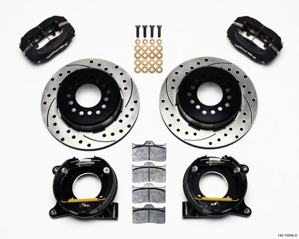 Wilwood Forged Dynalite P/S Park Brake Kit Drilled Fits Chevy C-10 2.42 Offset 5-lug 140-10094-D