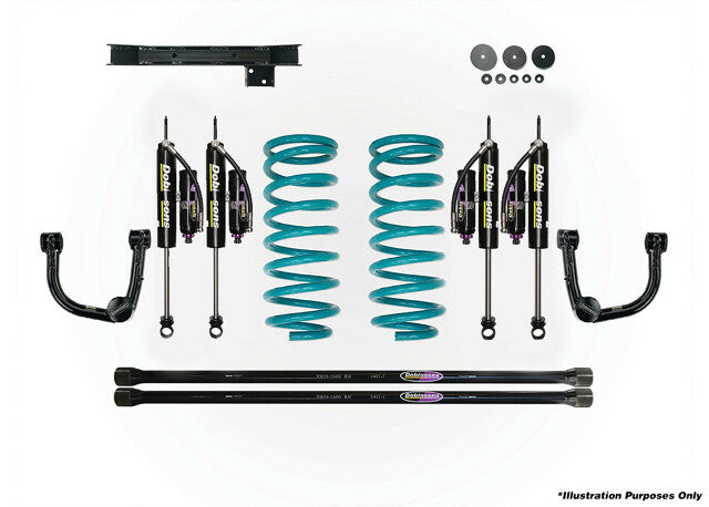 Dobinsons 2.5-3.0" MRR 3-Way Adjustable Lift Kit Fits Toyota Land Cruiser 100 Series / Lexus LX470 1998-2007 - DSSKITMRA75