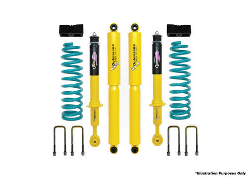 Dobinsons 2.0" to 3.0" Lift Kit Fits Toyota Hilux Revo Dual Cab 2015 and on with Quick Ride Rear - DSSKIT4632