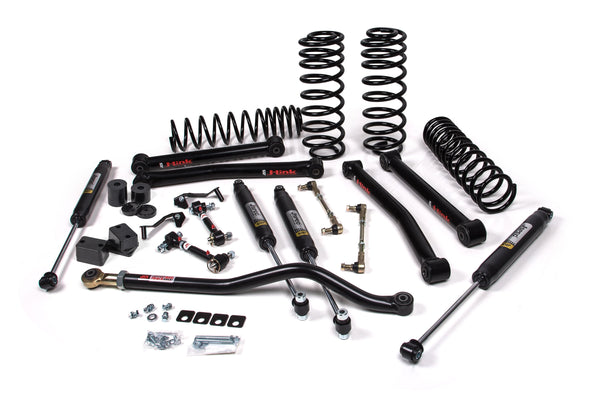 JKS 2018-2024 Fits Jeep Wrangler JL J-Konnect 3" 2Dr W, FOX 2.0 Performance Series Shocks, Std Rate Coils, Fits 2018-2024 Jeep Wrangler JL JSPEC145KFP