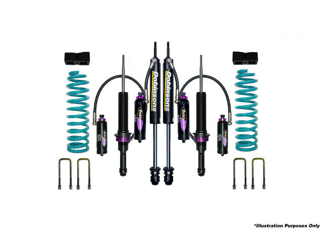 Dobinsons 2-3" MRR 3-Way Adjustable Suspension Kit Fits Nissan Frontier D41 2022 on Quickride Rear - DSSKITMRAD41QR
