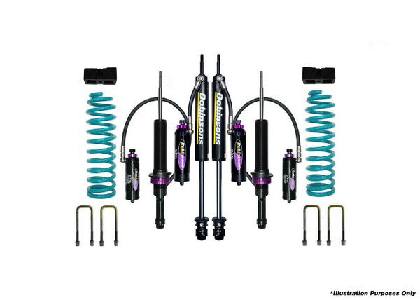 Dobinsons 2-3" MRR 3-Way Adjustable Suspension Kit Fits Nissan Frontier D41 2022 on Quickride Rear - DSSKITMRAD41QR