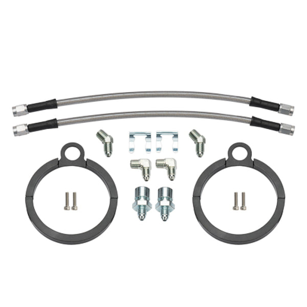 Wilwood Flexline Kit 12 Inch -3 3/8-24 If 1/8-27 NPT 90 Degree 220-17289