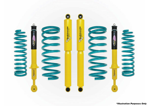 Dobinsons 1" to 3.5" Lift Kit Fits Toyota Landcruiser Prado 150 2010-22 - DSSKIT00171