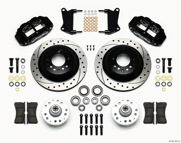 Wilwood Narrow Superlite 6R Front Hub & 1PC Rtr Kit 12.88in Dril 67-69 Camaro 64-72 Nova Chevelle 140-12271-D