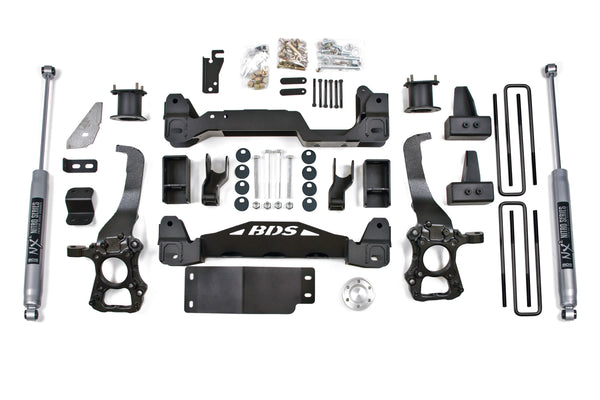 BDS 2009-2013 Fits Ford F150 4WD 6" Suspension Lift Kit, 3" Rear Lift, Block N/a, Nitro Shocks 2268H