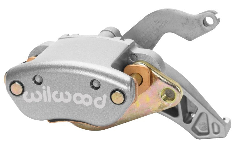 Wilwood Caliper-MC4 Mechanical-R/H Silver No Logo 1.19in Piston .81in Disc 120-12069