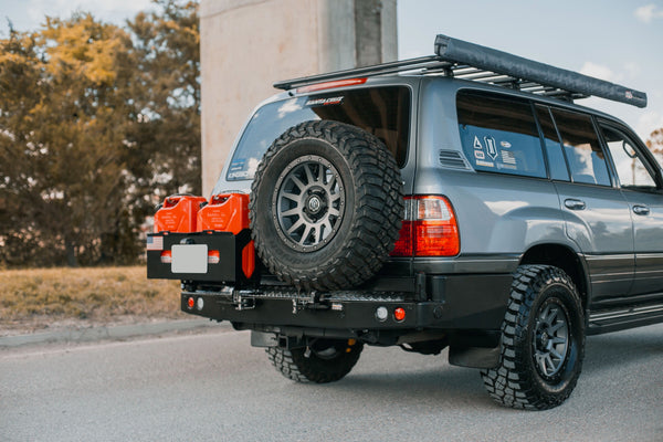 Dobinsons Rear Bumper with Swing Outs Fits Toyota Landcruiser 100 Series & Lexus LX470( ) - BW80-4109