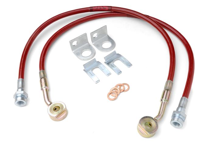 JKS Extended Brake Line Kit, Front, Wrangler TJ And Lj, Grand Cherokee ZJ, Fits 1997-2006 Fits Jeep Wrangler TJ 2292