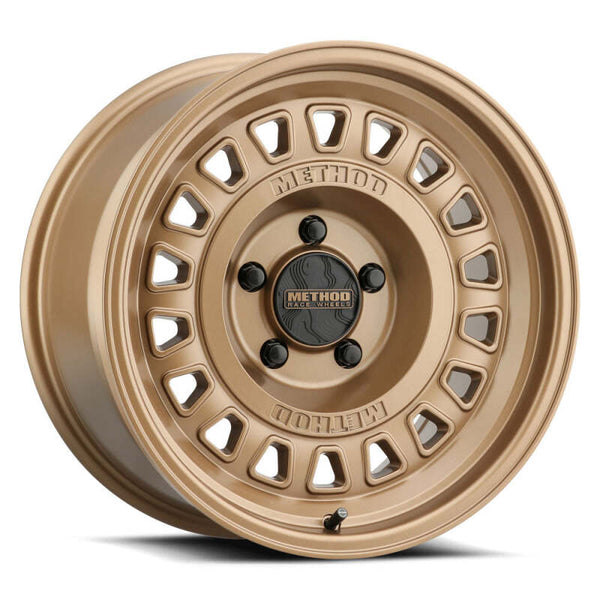 Method MR320 17x8.5 0mm Offset 5x5.5 Bp 108mm CB 4.72in BS Method Bronze Wheel MR32078555900