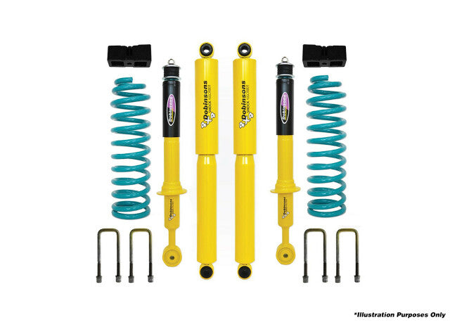 Dobinsons 1.5"-3.5" Suspension Lift Kit Twin Tube Shocks and Rear Quick Ride Kit for 2012 and Up Fits Isuzu Dmax - DSSKIT711