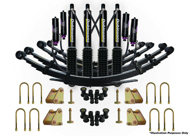 Dobinsons 1.75"-2.0" Full MRR 3-Way Adjustable Suspension Kit Fits Toyota Landcruiser 77 Series - FZJ77, HZJ77, PZJ77 1993 to 1999 - DSSKITMRA91