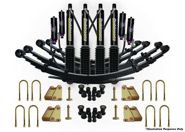 Dobinsons 1.75"-2.0" Full MRR 3-Way Adjustable Suspension Kit Fits Toyota Landcruiser 77 Series - FZJ77, HZJ77, PZJ77 1993 to 1999 - DSSKITMRA91