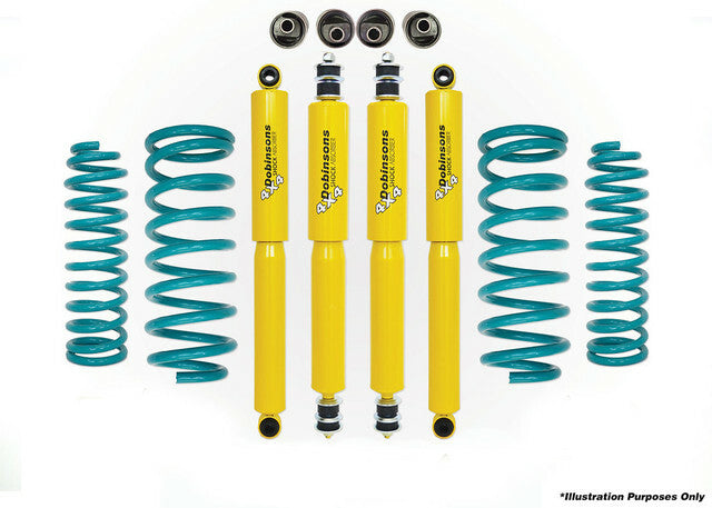 Dobinsons 0-1.75" Lift Kit Fits Toyota Landcruiser 70 Series Prado I, Landcruiser Ii LJ78/79, RJ77, KZJ78 1987 to 1996 - DSSKIT3941