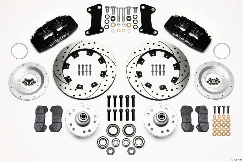 Wilwood Dynapro 6 Front Hub Kit 12.19in Drilled 67-69 Camaro (*Line Kit Needed*) 140-10510-D