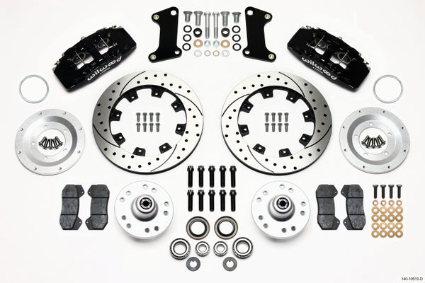 Wilwood Dynapro 6 Front Hub Kit 12.19in Drilled 67-69 Camaro (*Line Kit Needed*) 140-10510-D