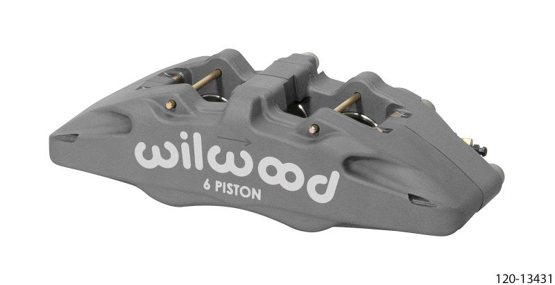 Wilwood Dynapro DP6 Lug Mount Anodized Alum. Caliper 1.62in/1.38in/1.38in Piston .38in Rotor Left 120-13431