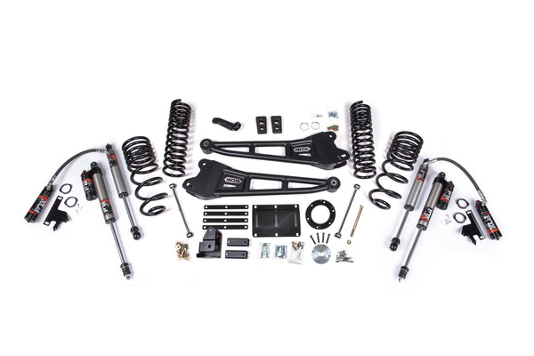 BDS 2014-2018 Fits RAM 2500 4wd, 6" Radius Arm Suspension Lift Kit, 4" Rear, Spring Diesel W/ Coil Spring Rear NX2 Shocks 2100H