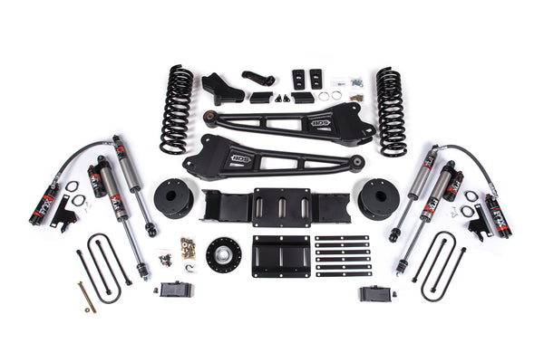 BDS 2025-2026 Fits RAM 3500 Gas 4" Radius Arm Suspension Lift Kit W/ Indexing Ring, 3" Rear Lift, OE Air Bag FOX 2.5 Pes Shocks 2174FPE