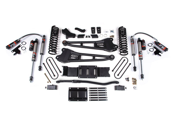 BDS 2025-2026 Fits RAM 3500 Diesel 4" Radius Arm Suspension Lift Kit, 3" Rear Lift W/o Overload, Block FOX 2.5 Pes Shocks 2150FPE
