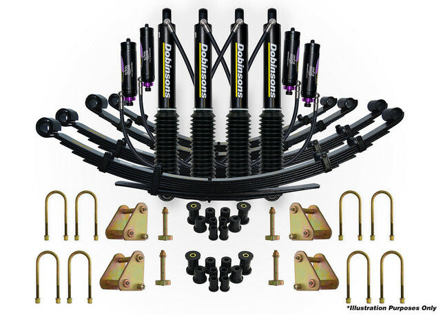 Dobinsons 4x4 Full MRR 3-Way Adjustable Suspension Kit Fits Toyota Landcruiser 75 Series - FZJ75, HZJ75 1990 to 09/1999 (disc Brake Rear End) - DSSKITMRA0071