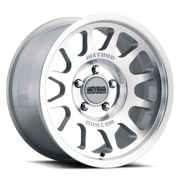 Method MR703 Bead Grip 17x8.5 0mm Offset 8x6.5 130.81mm CB Machined/Clear Coat Wheel MR70378580300