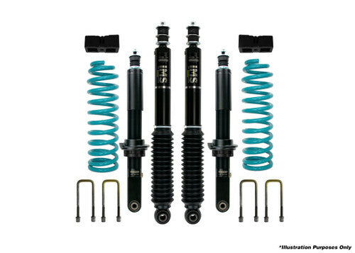 Dobinsons 1.5" to 3.0" IMS Lift Kit Fits Toyota Hilux Vigo Single Cab 4.0L V6 Petrol KUN26 3.0L TD with Quick Ride Rear - DSSKIT47