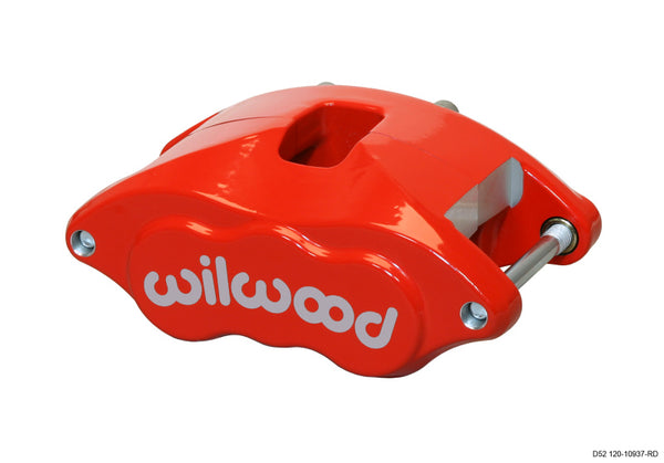 Wilwood Caliper-D52-Red 2.00/2.00in Pistons 1.04in Disc 120-10937-RD
