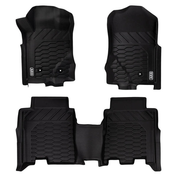 ARB 2021+ Fits Ford Bronco Front & Rear Floor Mats Black 4080100