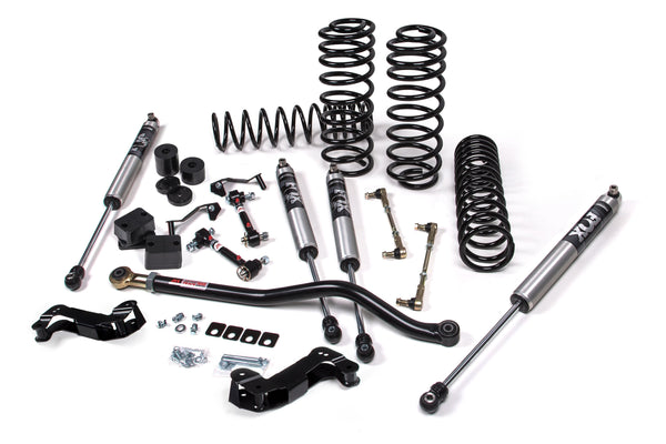JKS 2018-2024 Fits Jeep Wrangler JL J-Kontrol 3.5" 4Dr W, JSpec Shocks, HD Rate Coils, Fits 2018-2024 Jeep Wrangler JL JSPEC142K