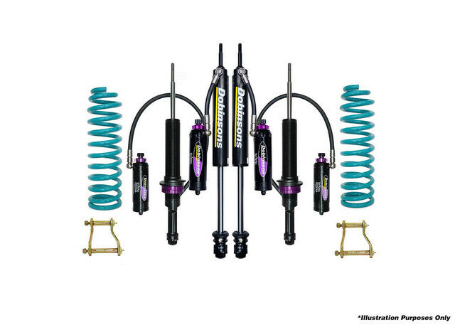 Dobinsons 1.5-2.0" MRR 3-Way Adjustable Suspension Kit Fits Nissan X-terra 2005-on with Extended Rear Shackles - DSSKITMRA94ERS