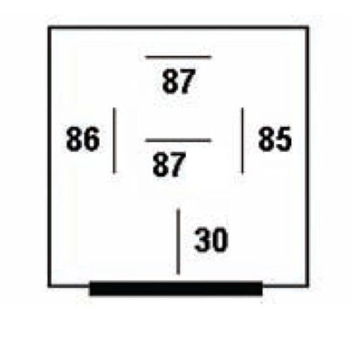 Hella RELAY MINI ISO 5P 12V SPST D87 DIO BKT 933791091