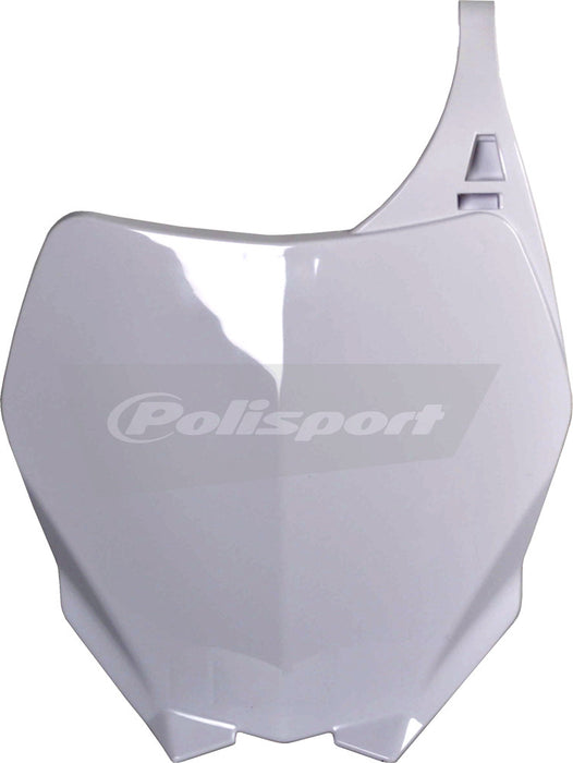 Polisport Front Number Plate White White 8658100001